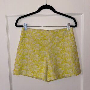 Draper James Yellow Floral Shorts 2